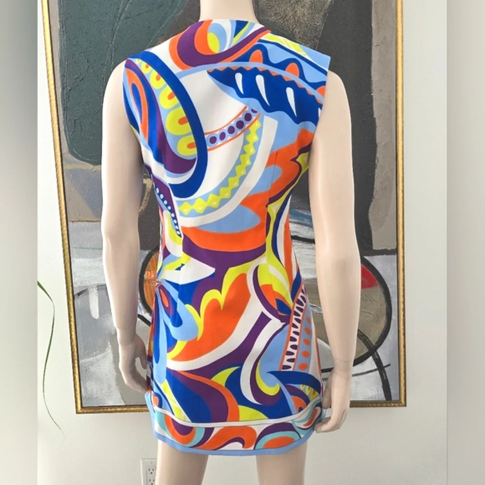 Zara | NWOT Split Neck Mini Dress - Picture 4 of 15